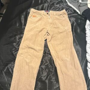 tan corduroy Empyre pants. Excellent condition size 32 waist